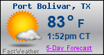 Weather Forecast for Port Bolivar, TX