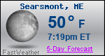 Weather Forecast for Searsmont, ME