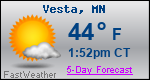 Weather Forecast for Vesta, MN