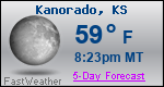 Weather Forecast for Kanorado, KS