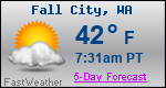 Weather Forecast for Fall City, WA