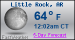 Weather Forecast for Little Rock, AR