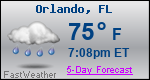 Weather Forecast for Orlando, FL