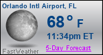 Weather Forecast for Orlando International Airport, FL