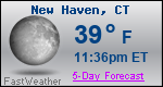 Weather Forecast for New Haven, CT