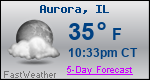 Weather Forecast for Aurora, IL