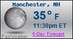 Weather Forecast for Manchester, NH