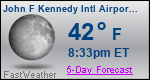 Weather Forecast for John F Kennedy International Airport, NY