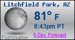 Weather Forecast for Litchfield Park, AZ