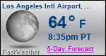 Weather Forecast for Los Angeles International Airport, CA