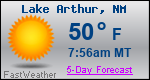 Weather Forecast for Lake Arthur, NM