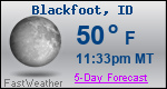 Weather Forecast for Blackfoot, ID