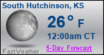 Weather Forecast for South Hutchinson, KS