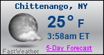 Weather Forecast for Chittenango, NY
