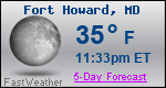 Weather Forecast for Fort Howard, MD