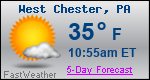 Weather Forecast for West Chester, PA