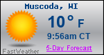 Weather Forecast for Muscoda, WI