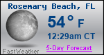 Weather Forecast for Rosemary Beach, FL