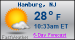 Weather Forecast for Hamburg, NJ