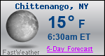 Weather Forecast for Chittenango, NY