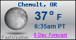 Weather Forecast for Chemult, OR