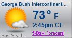 Weather Forecast for George Bush Intercontinental/Houston Airport, TX