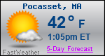 Weather Forecast for Pocasset, MA