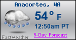 Weather Forecast for Anacortes, WA