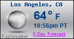 Weather Forecast for Los Angeles, CA