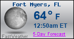 Weather Forecast for Fort Myers, FL