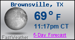 Weather Forecast for Brownsville, TX