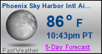 Weather Forecast for Phoenix Sky Harbor International Airport, AZ