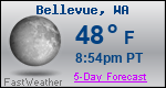 Weather Forecast for Bellevue, WA