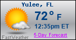 Weather Forecast for Yulee, FL