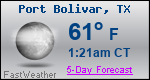 Weather Forecast for Port Bolivar, TX
