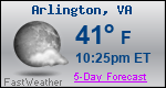 Weather Forecast for Arlington, VA