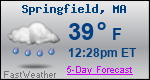 Weather Forecast for Springfield, MA