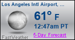 Weather Forecast for Los Angeles International Airport, CA