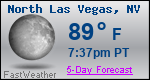 Weather Forecast for North Las Vegas, NV
