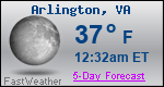 Weather Forecast for Arlington, VA