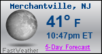 Weather Forecast for Merchantville, NJ