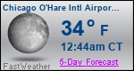 Weather Forecast for Chicago O'Hare International Airport, IL