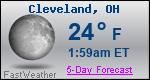 Weather Forecast for Cleveland, OH
