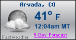 Weather Forecast for Arvada, CO