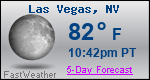 Weather Forecast for Las Vegas, NV