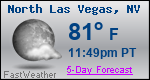 Weather Forecast for North Las Vegas, NV