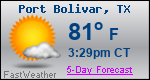 Weather Forecast for Port Bolivar, TX