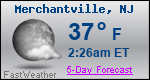 Weather Forecast for Merchantville, NJ