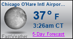 Weather Forecast for Chicago O'Hare International Airport, IL
