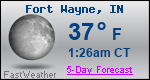 Weather Forecast for Fort Wayne, IN